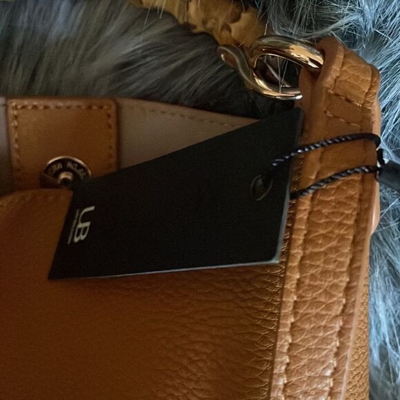 UN BILLION Poppy Women's Fashion Purse Crossbody Bag in Camel NWT - Picture 5 of 5